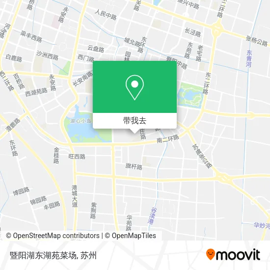 暨阳湖东湖苑菜场地图