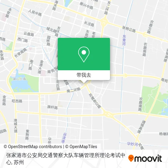 张家港市公安局交通警察大队车辆管理所理论考试中心地图