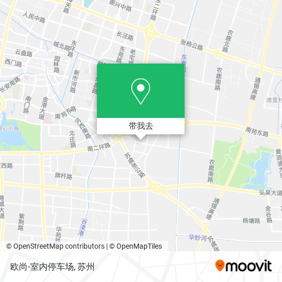 欧尚-室内停车场地图