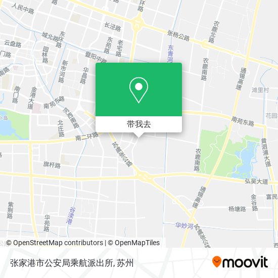张家港市公安局乘航派出所地图