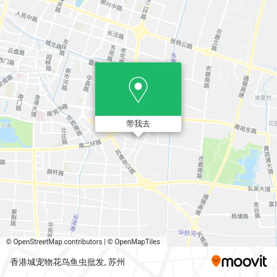 香港城宠物花鸟鱼虫批发地图