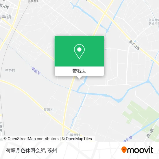 荷塘月色休闲会所地图