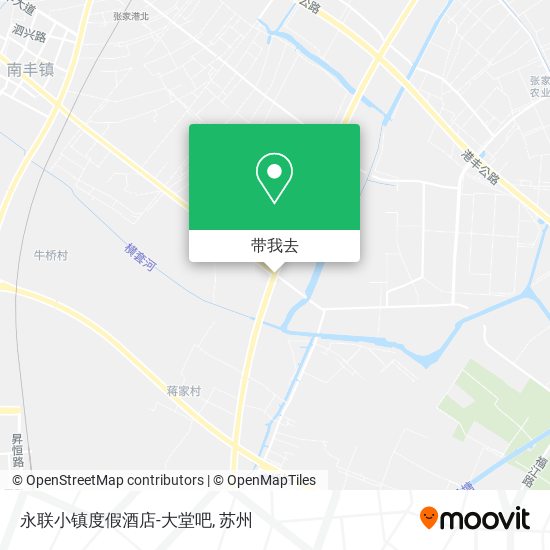 永联小镇度假酒店-大堂吧地图