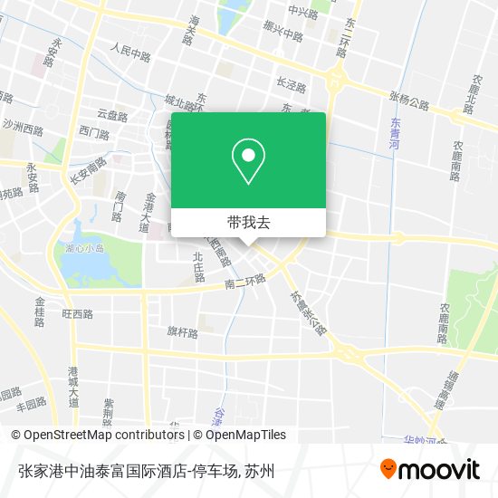 张家港中油泰富国际酒店-停车场地图