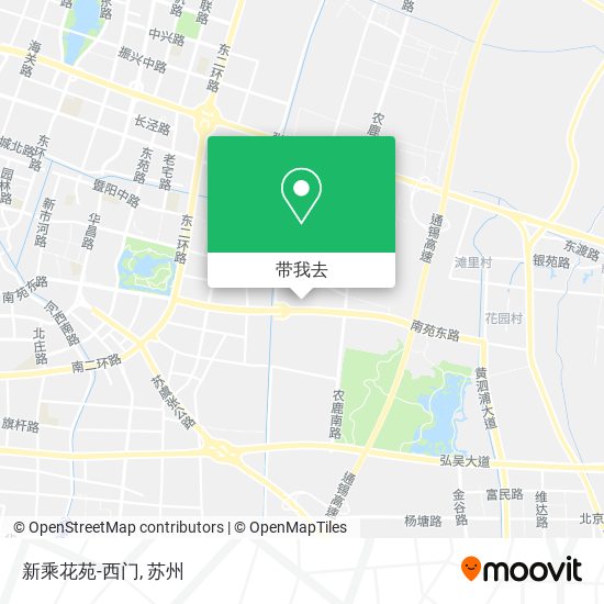 新乘花苑-西门地图