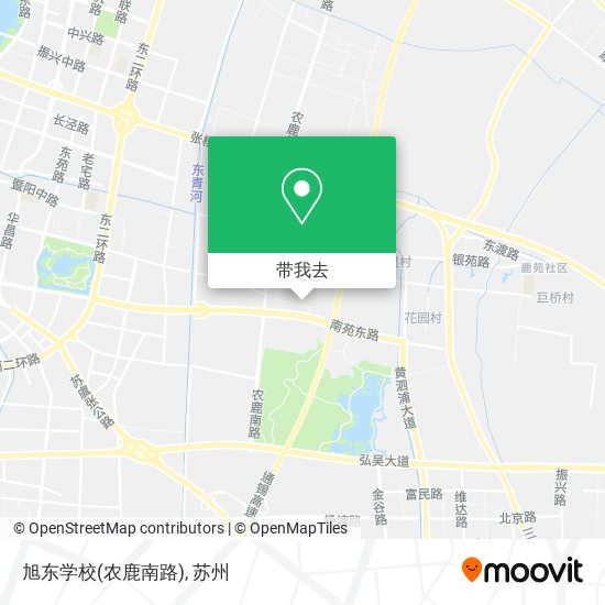 旭东学校(农鹿南路)地图