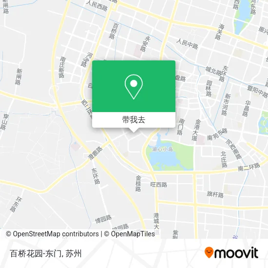 百桥花园-东门地图
