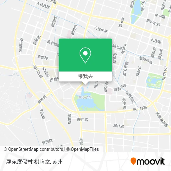 馨苑度假村-棋牌室地图