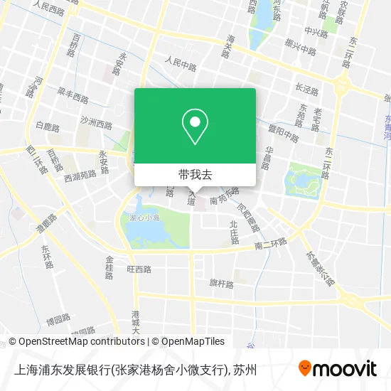 上海浦东发展银行(张家港杨舍小微支行)地图