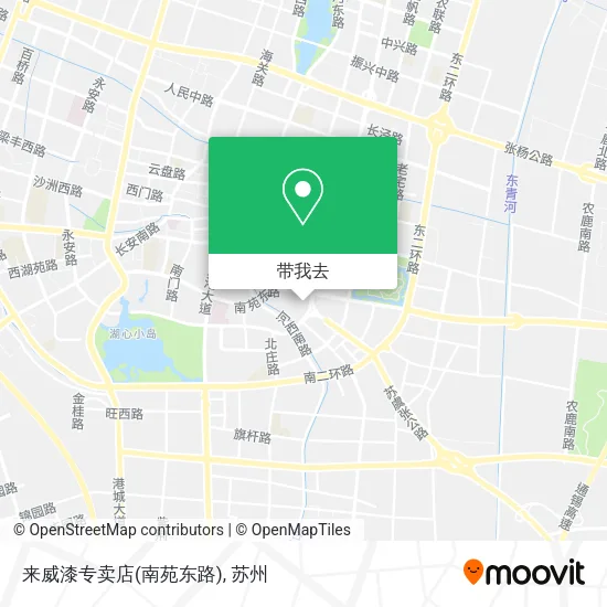 来威漆专卖店(南苑东路)地图