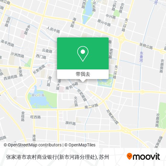 张家港市农村商业银行(新市河路分理处)地图