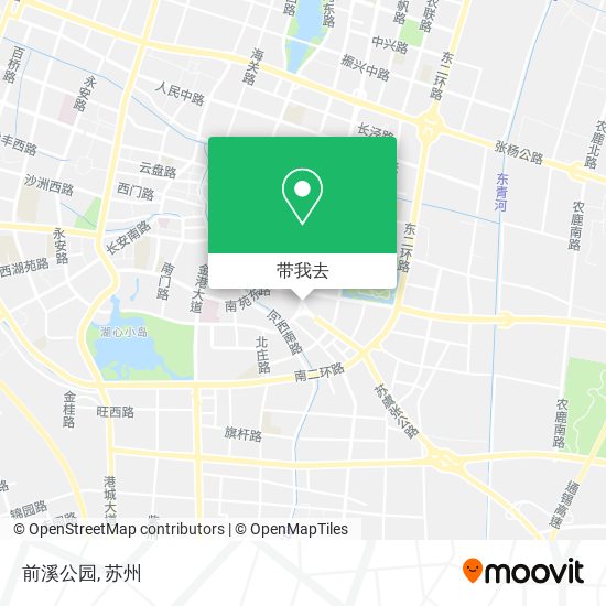 前溪公园地图