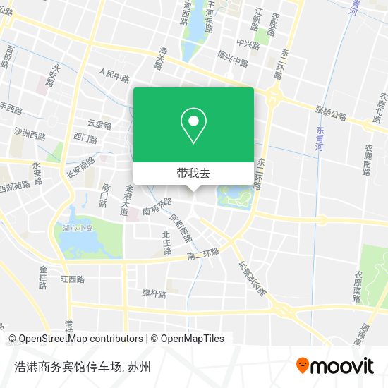 浩港商务宾馆停车场地图