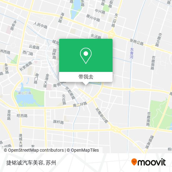 捷铭诚汽车美容地图