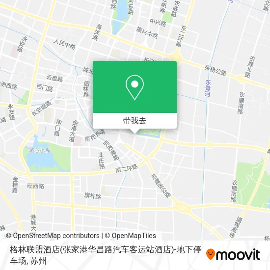 格林联盟酒店(张家港华昌路汽车客运站酒店)-地下停车场地图