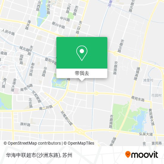 华海申联超市(沙洲东路)地图