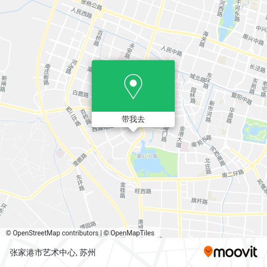 张家港市艺术中心地图