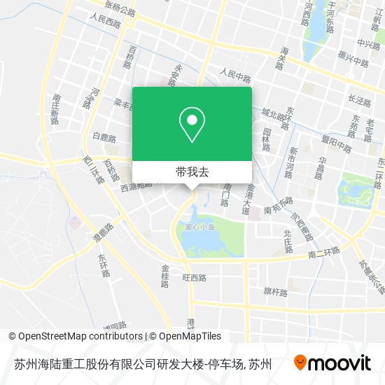 苏州海陆重工股份有限公司研发大楼-停车场地图