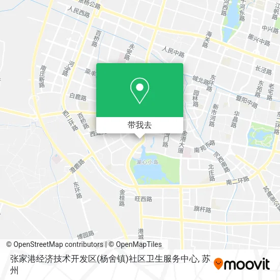 张家港经济技术开发区(杨舍镇)社区卫生服务中心地图