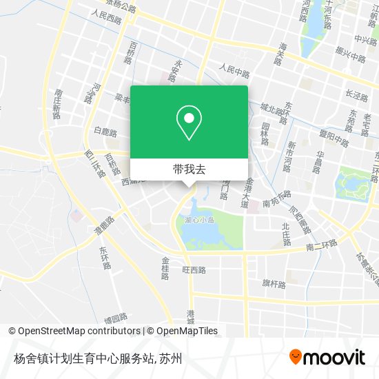 杨舍镇计划生育中心服务站地图
