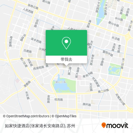 如家快捷酒店(张家港长安南路店)地图