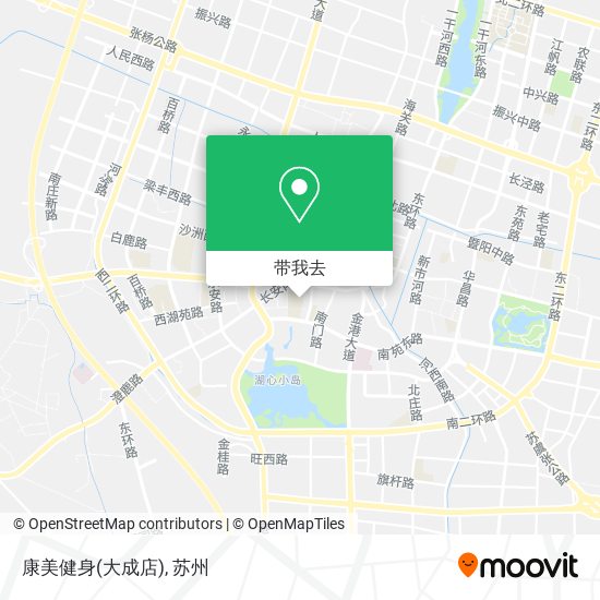 康美健身(大成店)地图