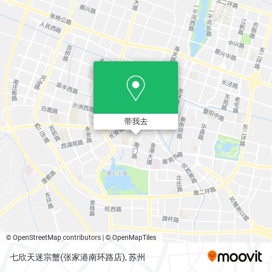 七欣天迷宗蟹(张家港南环路店)地图