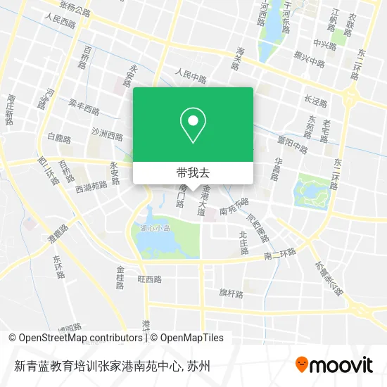新青蓝教育培训张家港南苑中心地图