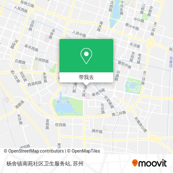 杨舍镇南苑社区卫生服务站地图