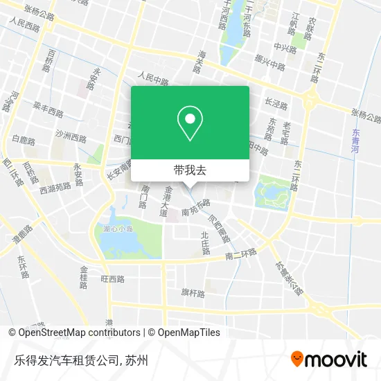 乐得发汽车租赁公司地图
