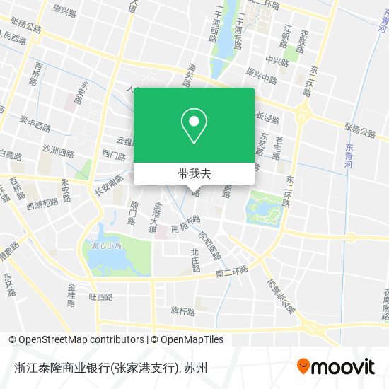 浙江泰隆商业银行(张家港支行)地图