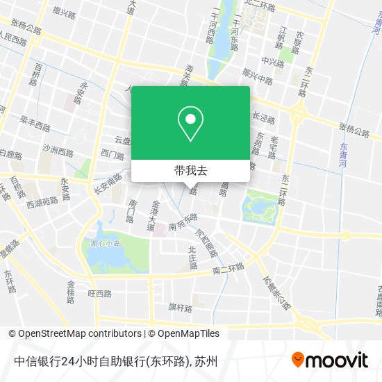 中信银行24小时自助银行(东环路)地图