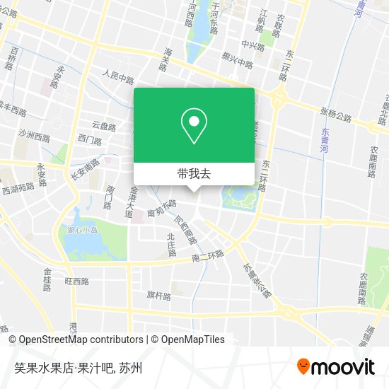 笑果水果店·果汁吧地图