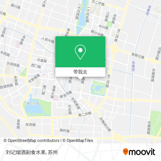 刘记烟酒副食水果地图