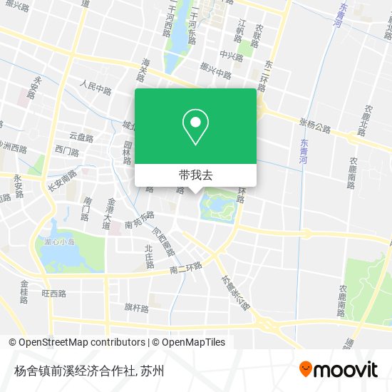 杨舍镇前溪经济合作社地图