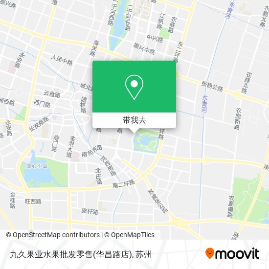九久果业水果批发零售(华昌路店)地图