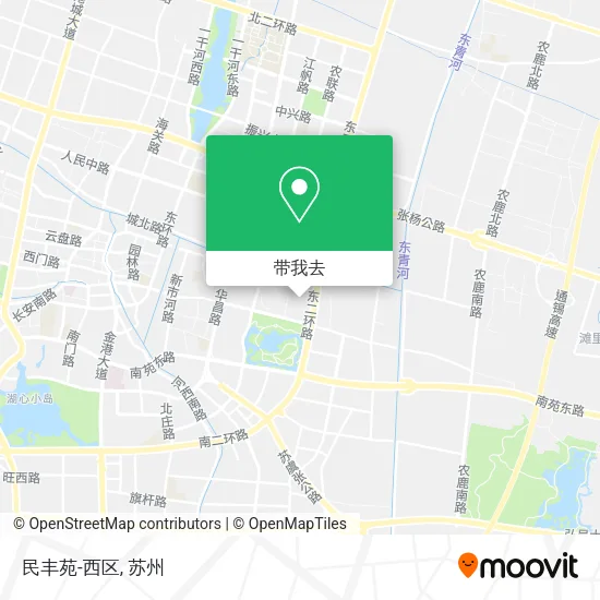 民丰苑-西区地图