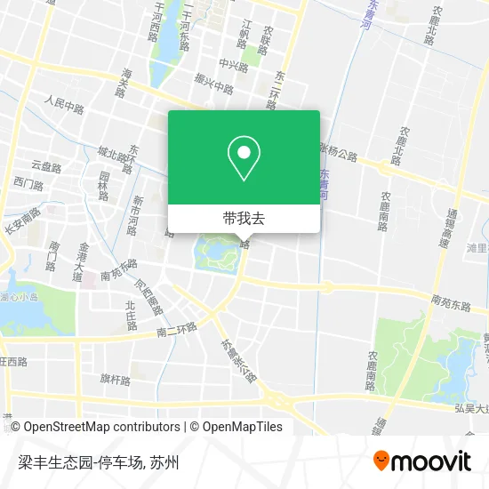 梁丰生态园-停车场地图