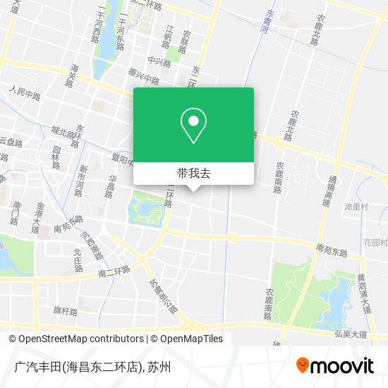 广汽丰田(海昌东二环店)地图