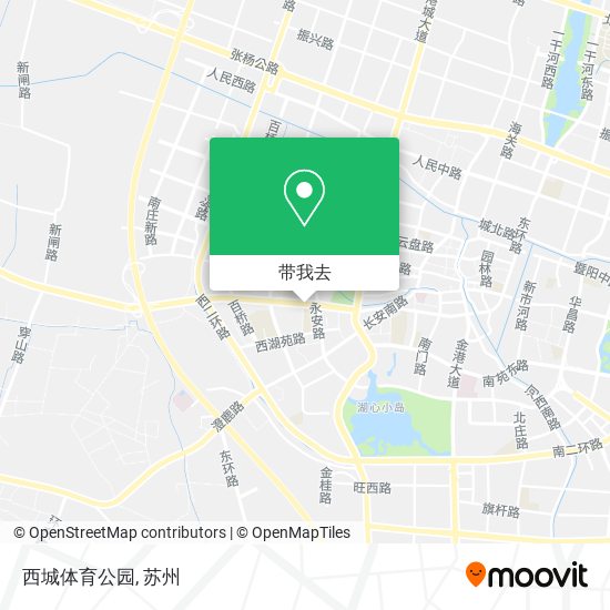 西城体育公园地图