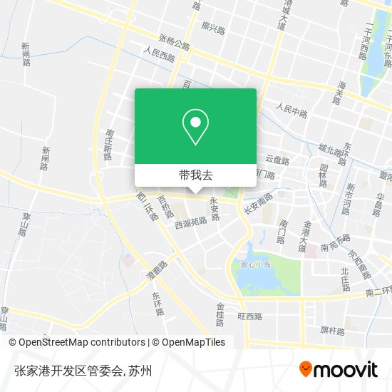 张家港开发区管委会地图