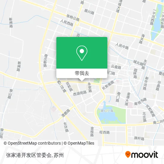 张家港开发区管委会地图