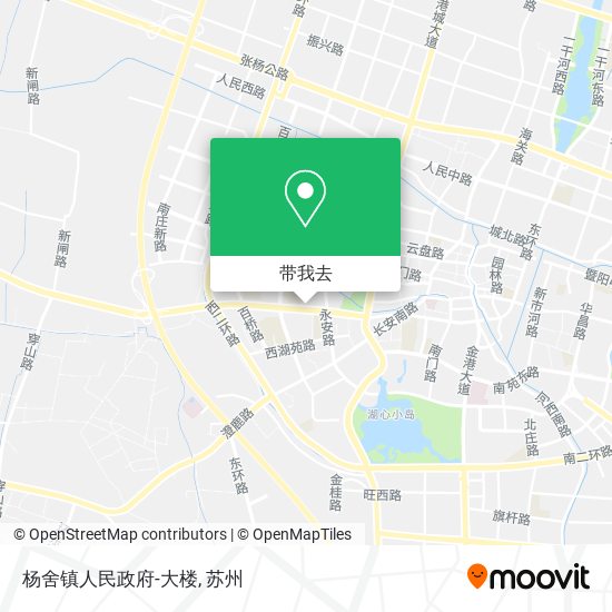 杨舍镇人民政府-大楼地图