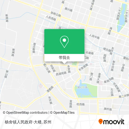 杨舍镇人民政府-大楼地图