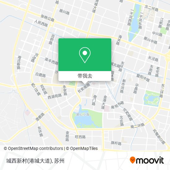 城西新村(港城大道)地图