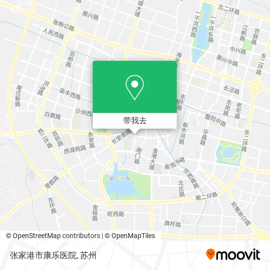 张家港市康乐医院地图