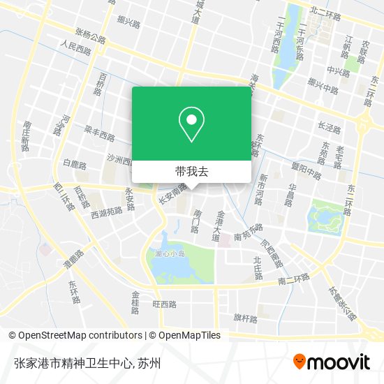 张家港市精神卫生中心地图