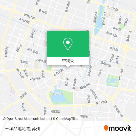 王城品地足道地图