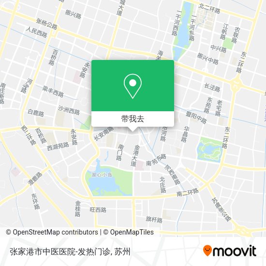 张家港市中医医院-发热门诊地图