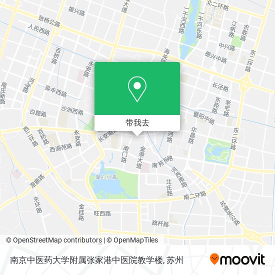 南京中医药大学附属张家港中医院教学楼地图